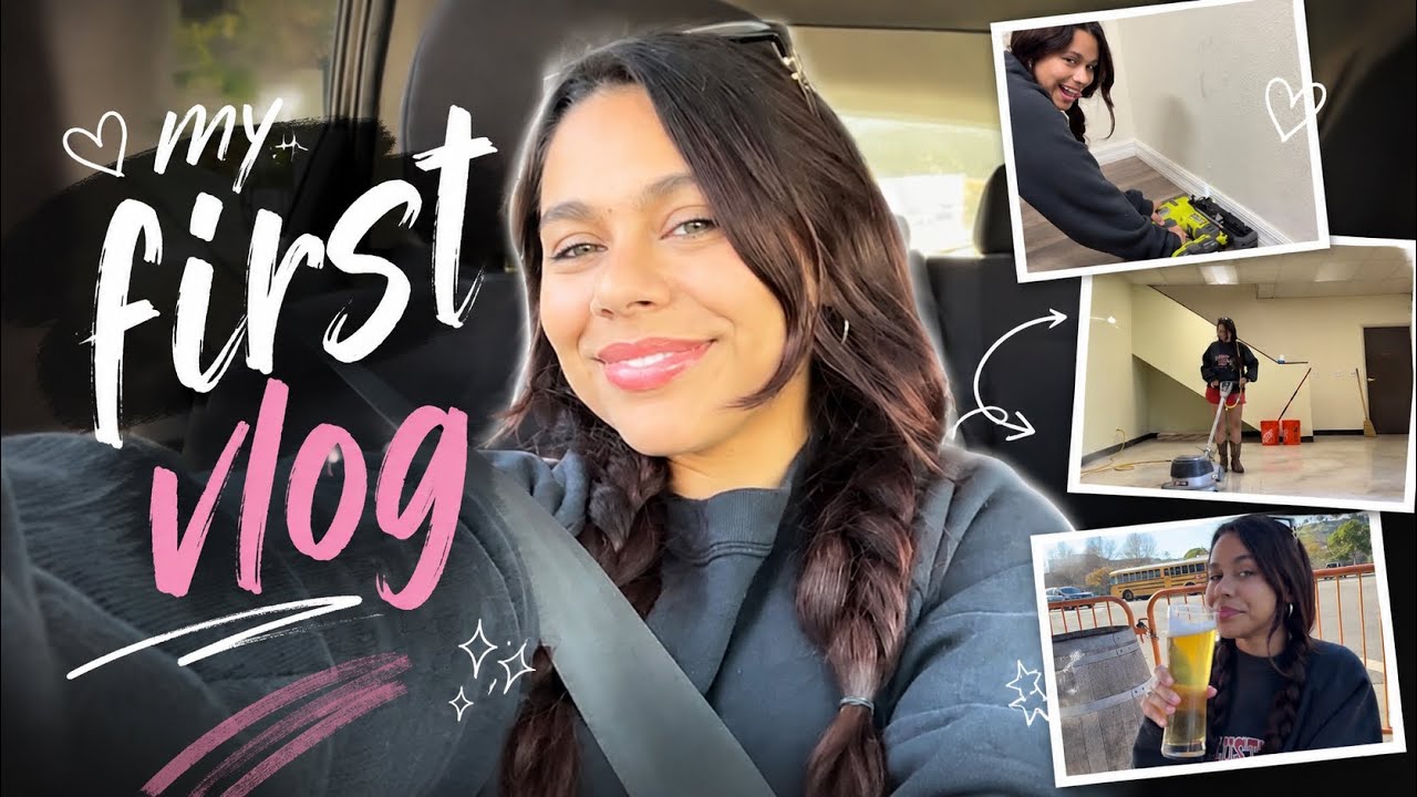 My first vlog: spend the day with me